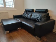 BoConcept black leather 2.5