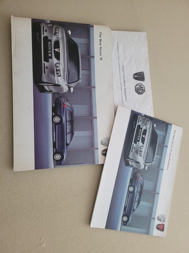 Facelift rover 75 booklets - 2,