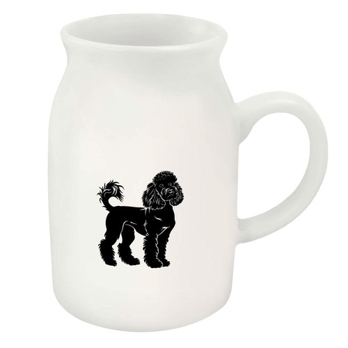 Poodle dog ceramic - dog',
