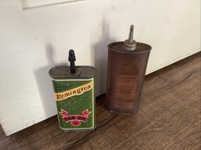 2 Vintage Gun Oil Cans