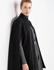 Zara Black Cape Jacket Size S