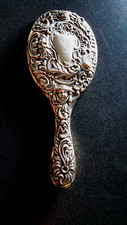 ANTIQUE SILVER HAND  MIRROR