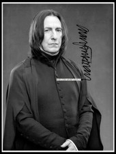 Alan Rickman, Autographed, Cotton Canvas Image. Limited Edition (AR-500)
