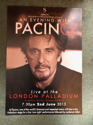 Pacino evening with - evening,