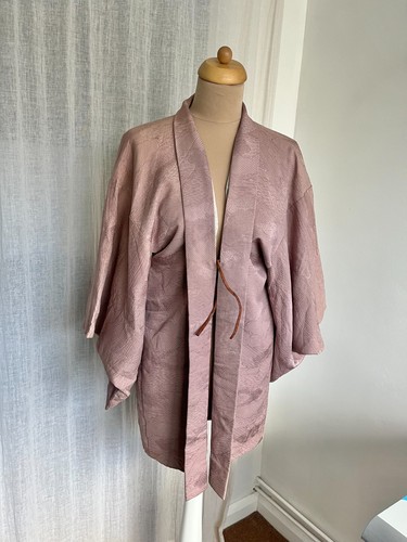 Vintage japanese haori pink - japanese,
