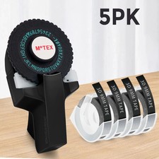 Handheld Embossing Label Printer Manual Typewriter Machine Compatible Dymo Tape