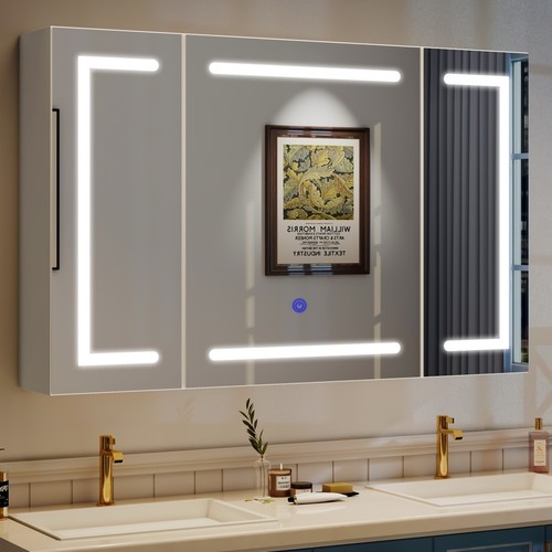 Led bathroom mirror cabinet - led,