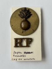 WW1 Royal Fusiliers Badges.