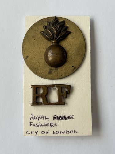 Ww1 royal fusiliers badges - ww1,