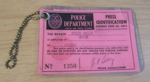 Vtg 1970 nyc police press - 1970, 'press