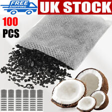100 Bags Home Activated Charcoal Carbon Filter Sachets For Pure Water Distiller