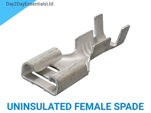Uninsulated female spade - uninsulated,