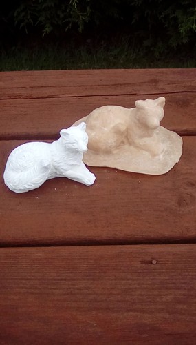 Latex mould fox - of,