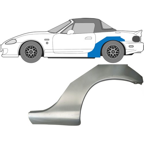 Mazda 1998 2005 rear - mazda, mx-5