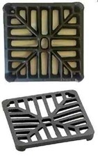 Square 6" (150mm) Cast Iron Heavy Duty Gully Grid Drain Cover Grate Metal
