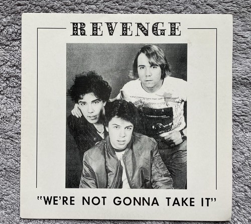Revenge not gonna take - revenge, we’re