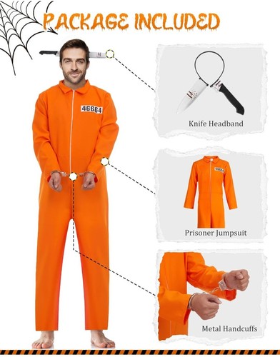 Prisoner costume men - prisoner, –