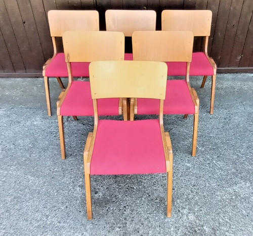 Designer stackable chairs - 6x,