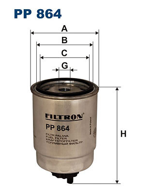 864 filtron fuel - pp,