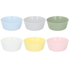 Coloured Plastic Cereal Bowls
