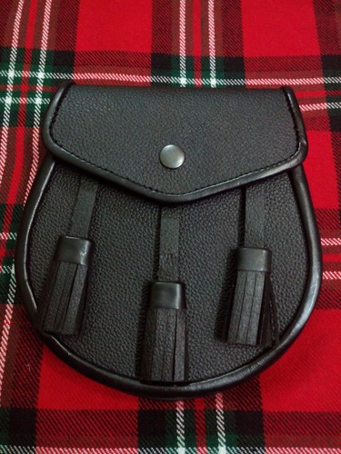 Half dress black - t.c, leather