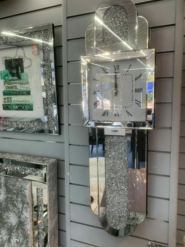 Mirrored crushed crystal - mirrored,