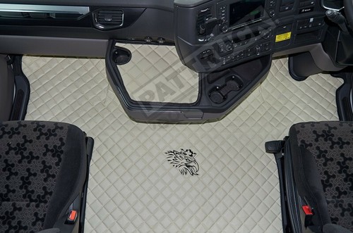 Eco leather floor mat fit - ,