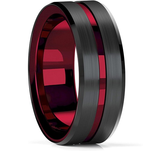 Red and black stainless - red,