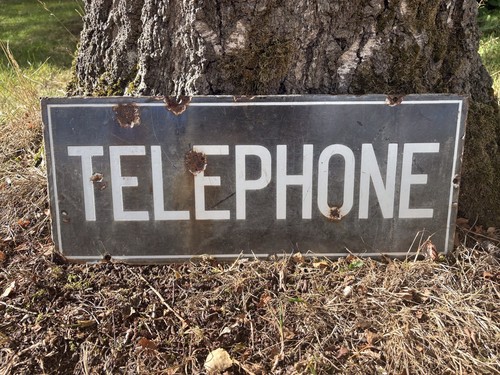 Vintage two sided telephone - two,