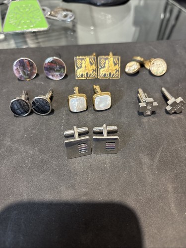 Job lot cufflinks pairs - cufflinks,