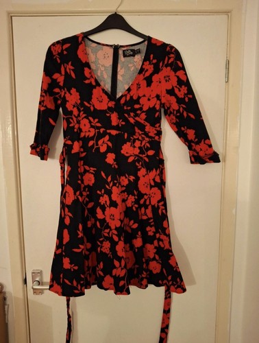 Dolly dotty black red - &,