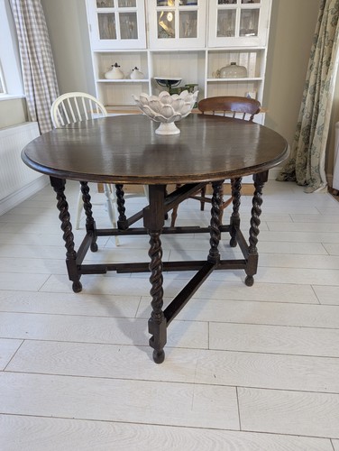 Antique vintage oak gateleg - oak,