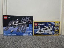 Lego International Space Station 21321 BNISB 3in1 Space Shuttle 31066 USED