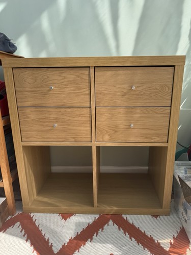 Ikea kallax 2x2 oak - ikea,