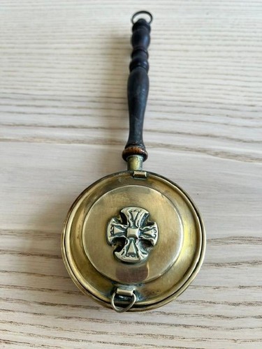 Miniature c20th warming pan - warming,