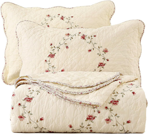 Piece floral embroidered - 3-piece,