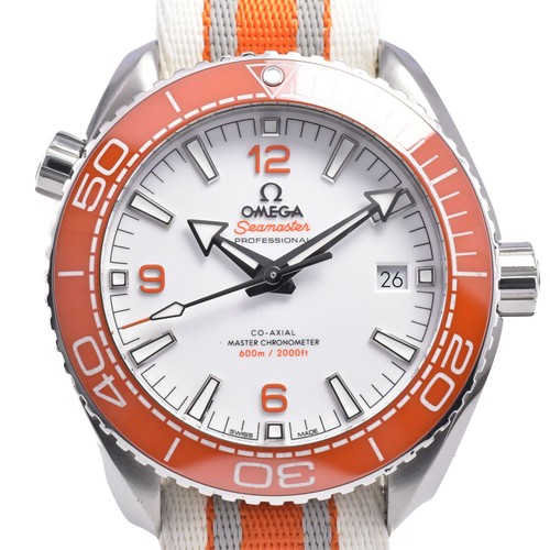 With paper omega seamaster - with,