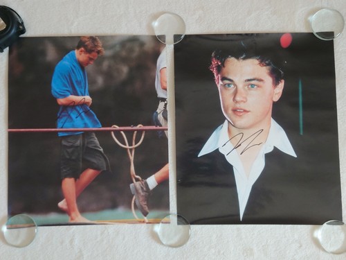 Leonardo dicaprio early signed - leonardo,