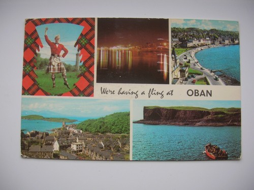 Oban postcard harbour - postcard,