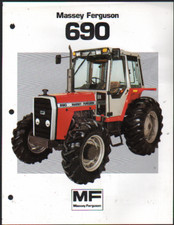 Massey Ferguson "690" 4 WD Cab Tractor Brochure Leaflet