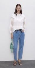 Zara contrast Blouse with