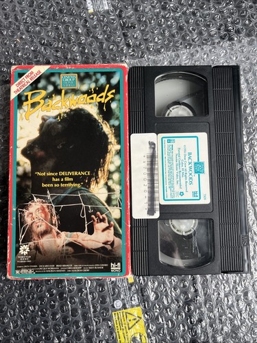 Rare horror vhs backwoods 1988 - vhs,