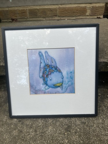 Framed whimsical fish - whimsical, print
