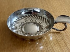 Vintage OLRI Italian Silver Plated Wine Tasting Cup “Tastevin”