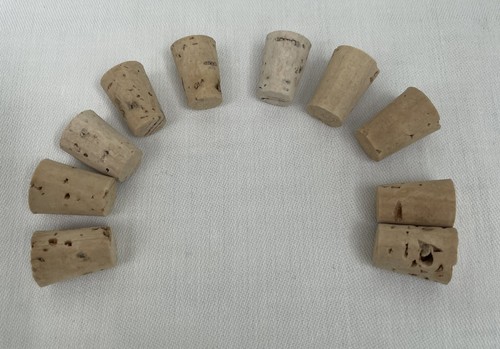 Mini cork lid for glass - glass, jars