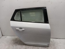 Rear door RENAULT MEGANE White Right Drivers O/S 2008-2017