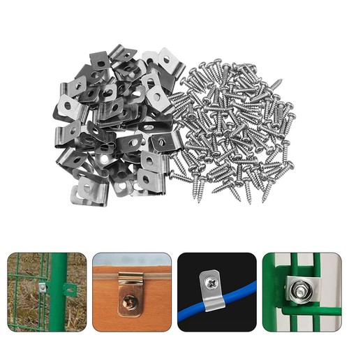 200 pcs wire fence - fixing, clip