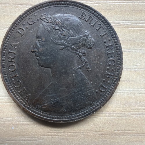 1889 victoria half - victoria, half-penny