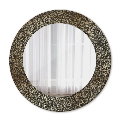 Stylish round mirror - round, with
