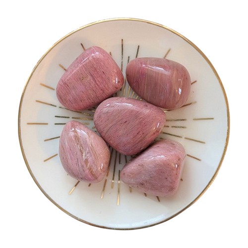 Pink petrified wood - pink,